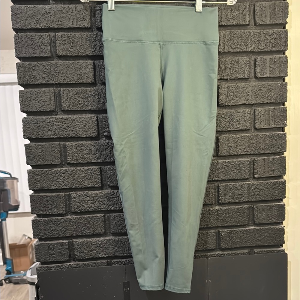 Define Powerhold High-Waisted 7/8 Green Leggings S
